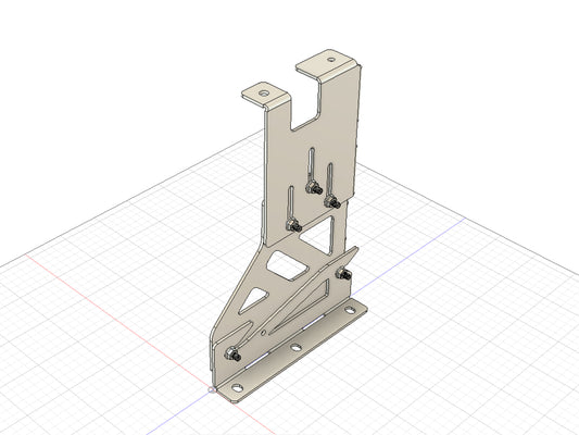 Quick Release Splitter Brackets - NC MX-5 Miata